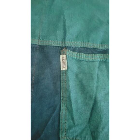 Vintage Sunrider Shades Shirt 3XL Made in Canada Green Button-Up NWT Minor Stain - Picture 4 of 7